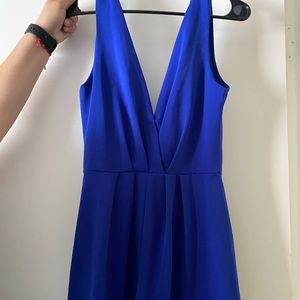 Blue dressy romper